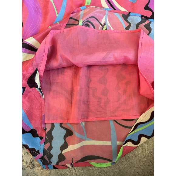 NWT Oliphant Fergana Rhubarb Long Sleeve Mini Shift Dress Sz. Medium - Picture 11 of 14